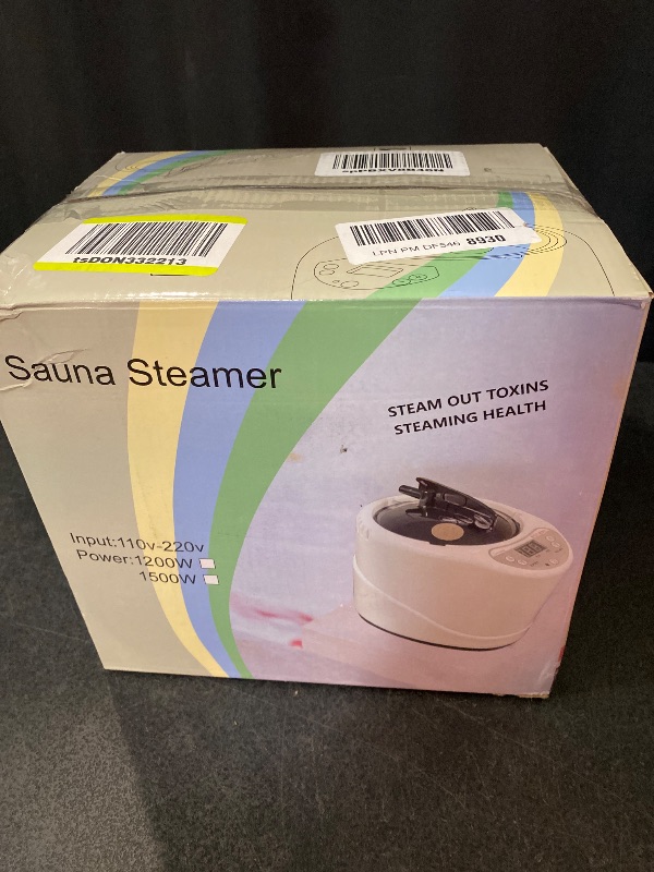 Photo 3 of 3L Sauna Steamer, Fcc Certified 3L & 1000W Steam Generator, Sauna Steamer Machine with Remote Control, Portable Sauna Steamer with Sturdy Lid And Explosion-Proof Interior, Black
