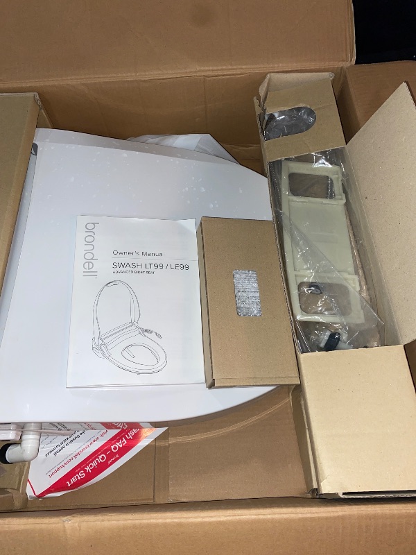 Photo 2 of Brondell LE99 Bidet Toilet Seat, Fits Elongated Toilets, Electric Bidet with Remote, Warm Air Dryer, Strong Wash Mode, Stainless-Steel Nozzle, Saved User Settings & Easy Installation
