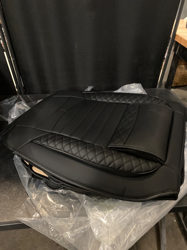 Photo 2 of LIKE NEW**Seat Covers for Ford F150 2009-2024 - F250/F350/F450 2017-2024: 5 Seat Full Set Faux Leather Truck Seat Covers Car Cushion (Black)