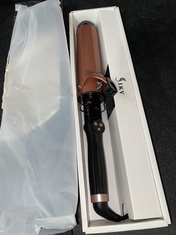 Photo 2 of 2 Inch Extra Long Barrel Curling Iron for Long Hair, Large Barrel Curling Wand Ceramic Tourmaline Dual Voltage
