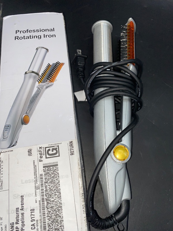 Photo 1 of 2 in 1 Hair Straightener & Curler - 3 Heat Settings, 60-Second Heat-up, Auto-Off, Dual Voltage, Swivel Cord, Travel-Friendly & Easy to Use
