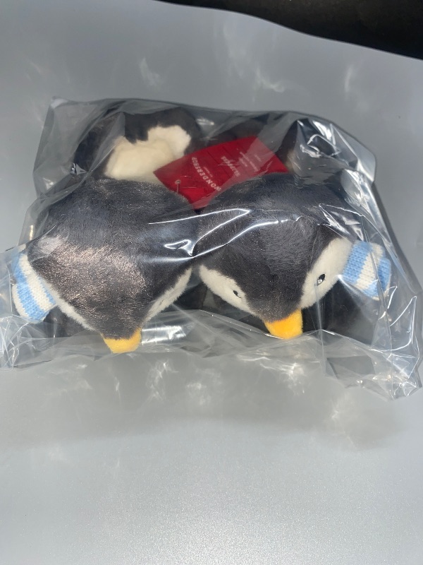 Photo 2 of SIZE- 7T-8T Toddler Holiday Penguin Character Slippers - Wondershop™ Gray 
