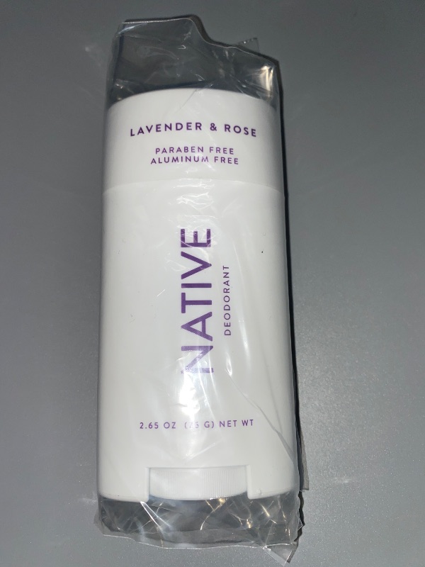 Photo 2 of OPEN PRODUCT* NEVER USED* Native Deodorant Aluminum Free - Lavender & Rose 2.65 Oz
