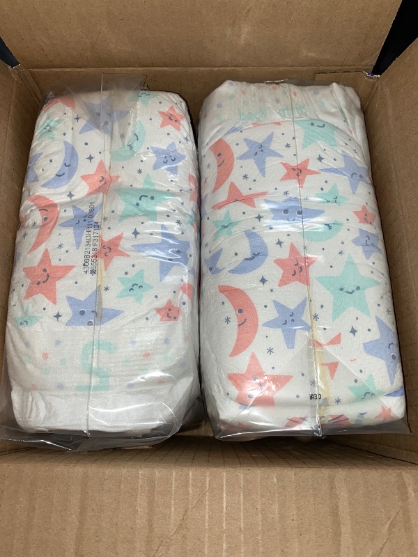 Photo 2 of LIKE NEW** Size 5- Disposable Overnight Diapers - up&up