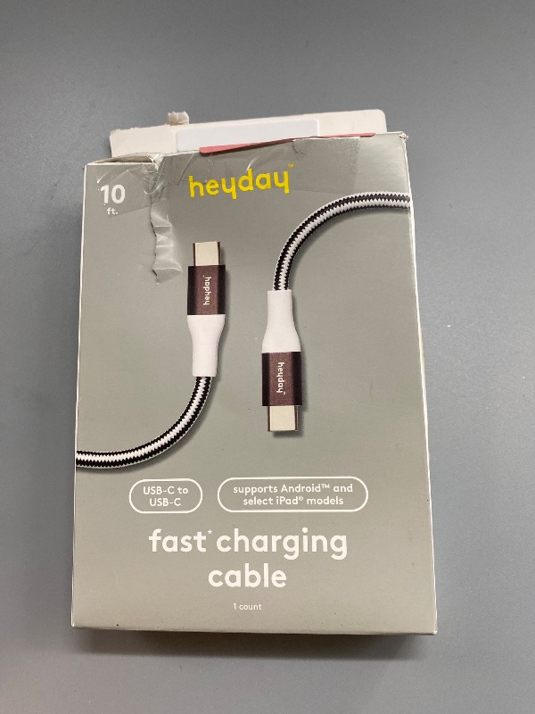 Photo 3 of 10' USB-C to USB-C Braided Cable - Heyday™ Gunmetal
