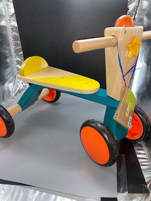 Photo 2 of B. Toys Wooden Toddler Bike Smooth Rider
