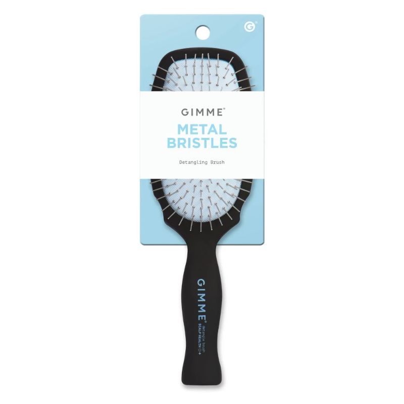 Photo 1 of Gimme Beauty Metal Flex Detangling Hair Brush for Scalp Health
