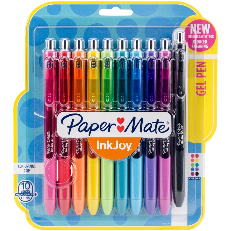 Photo 1 of Sanford SAN1956279 InkJoy Medium Gel Pen Set, Assorted Color - 10 Count
