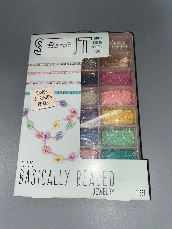 Photo 2 of DIY Basically Beaded Jewelry Kit - STMT: Bracelet Making Kit with Clay Beads & Storage Case, 3696 Pieces
