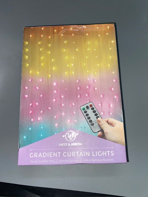 Photo 3 of LED Gradient Teen Curtain Light - West & Arrow
