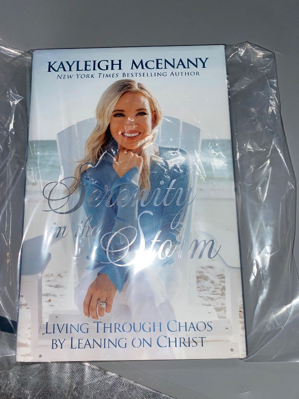 Photo 2 of Serenity in the Storm : Living Through Chaos by Leaning on Christ by Kayleigh McEnany
