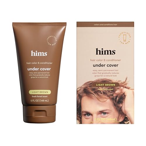 Photo 1 of SEALED BOX**Hims & Hers Hims Under Cover Hair Color & Conditioner, Light Brown, 5 Oz | CVS
