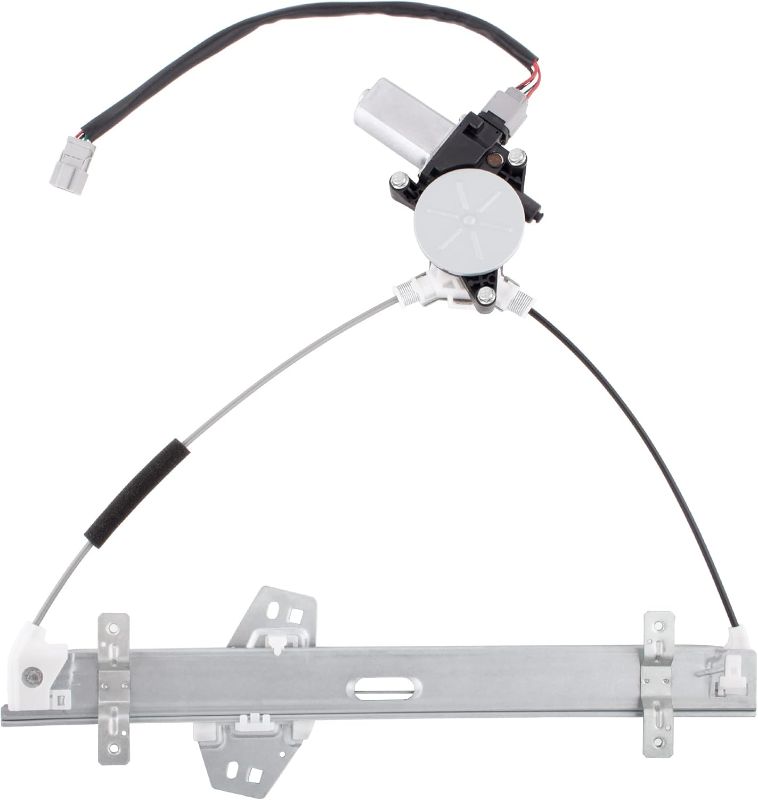 Photo 1 of BOXI Front Left Driver Side Power Window Regulator with Motor Fits for Honda Civic 2001 2002-2005 (2 Door Coupe only, with 4 pin Plug) 72250-S5P-A02
