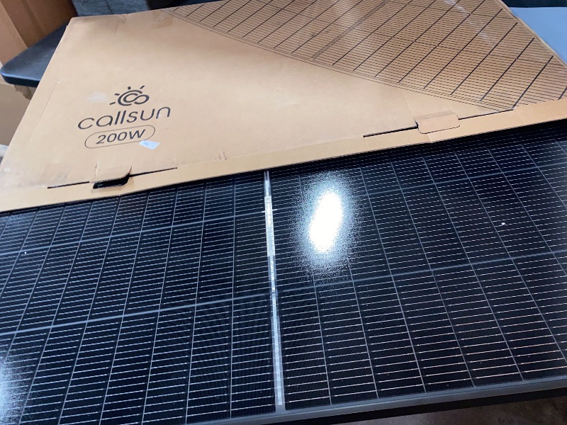 Photo 1 of N-Type 16BB 200W Bifacial Solar Panel, 200 Watt Solar Panel 12V, 25% High Efficiency Monocrystalline PV Module for RV Camper Marine Home Rooftop Power Station Off-Grid Systems (1 Pack 200W)
