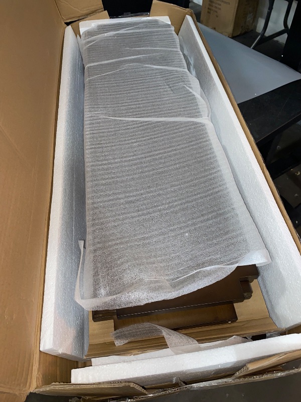 Photo 1 of XKZG Storage Bench Wooden Shoe Bench Rustic Solid Wood Entryway Bench (Brown,39.4")