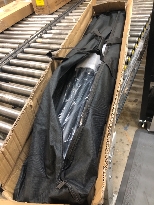 Photo 3 of EMART 10x10ft Pipe and Drape Backdrop Stand Kit, Heavy Duty Backdrop Stand with Metal Steel Base Adjustable Photo Backdrop Stand Kit for Parties, Photo Video Studio, Wedding