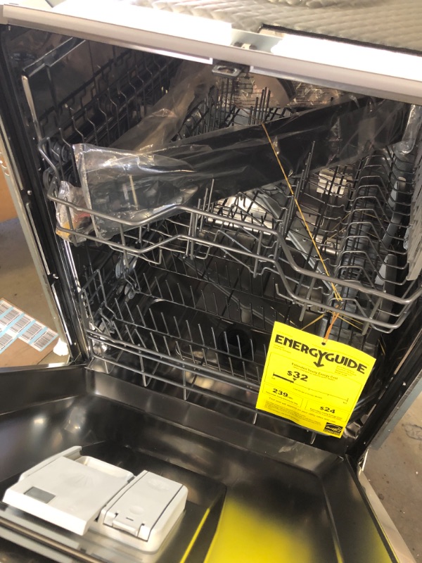 Photo 5 of Kenmore 24" Built-In Stainless Steel Tub Dishwasher with SmartWash, Smart Dry, and MoreSpace Adjustable Rack, Energy Star Certified, Black