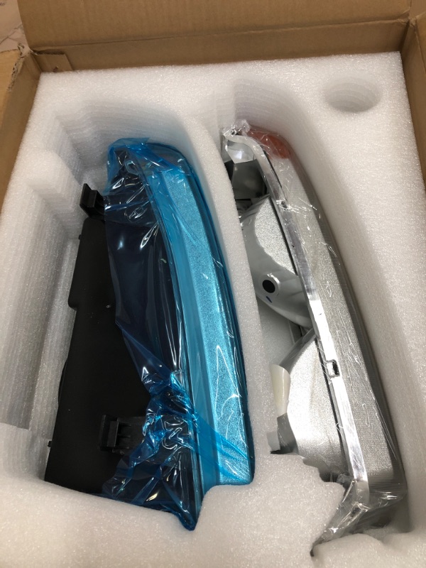 Photo 1 of OPP ULITE LED Headlights Assembly for Chevy Silverado Avalanche 2003-2006, White DRL & Amber Turn Signal & Hi/Low Beam & Side Marker Light Headlight Replacement