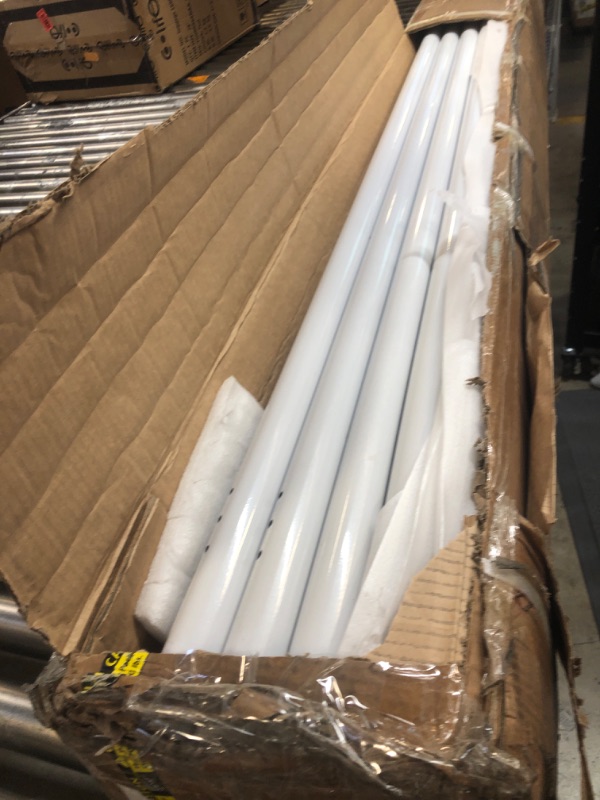 Photo 1 of  PARTS PARTS PARTS PARTS -ONLY POLES 
DEXSO 25'x13'x11' Windproof Carport Heavy Duty, 20 GA. Reinforced Poles & 14 mil PE Canopy, Extra Large Anti-High Wind Portable Garage for Full-Sized Pickup Truck and Bass Boat, Gray