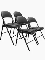 Photo 1 of 4PCS PADED FOLDING CHAIRS