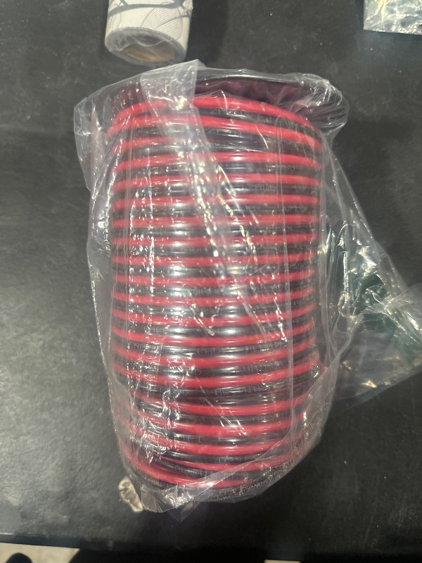 Photo 2 of 100FT 12 Gauge Wire, Electrical Wire Red and Black Wire 12V Ultra Flexible Low Voltage Wire 12 AWG Wire 2 Conductor Automative Wire for Speaker Landscape Marine Car Lamp LED Lighting