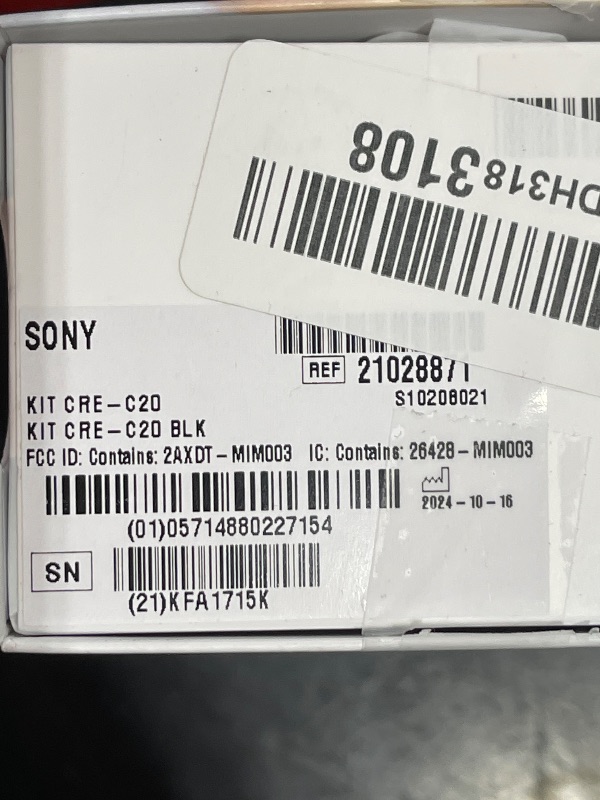 Photo 5 of Sony CRE-C20 Self-Fitting OTC Hearing Aids for Mild to Moderate Hearing Loss, Prescription-Grade Sound Quality, Compact Virtually Invisible Design, Customizable App, and Rechargeable Battery