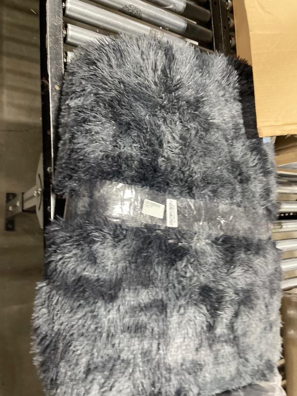 Photo 1 of Black Grey Tie-Dyed Rug for Living Room 8x10 Fluffy Area Rug Mat Bedside Throw Rug for Bedroom Kids Room Boys Teens Nursery Baby Dorm Office Home Decor Aesthetic Carpets