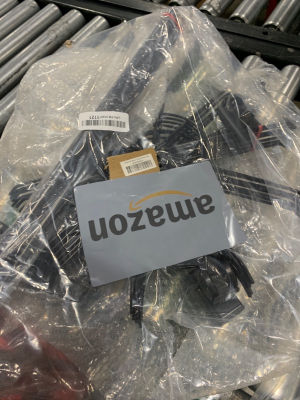 Photo 1 of Hypergiant Retail Display Stand 7 Tier Rotating Rack For Store Display Shelves,Jewelry Keyring Socking Hats,Movable Shop Spinner for Toys Show ,Black,Adjustable height
