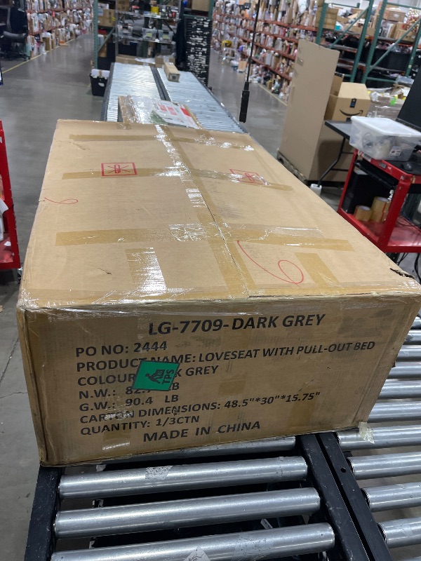 Photo 1 of Eafurn Reversible Sleeper Sectional Sofa Convertible Pull Out Couch Bed Sofabed w/USB Ports and Storage Chaise, L Shaped Lounge Sofa&Couches for Living Room, Apartment, Office  ,