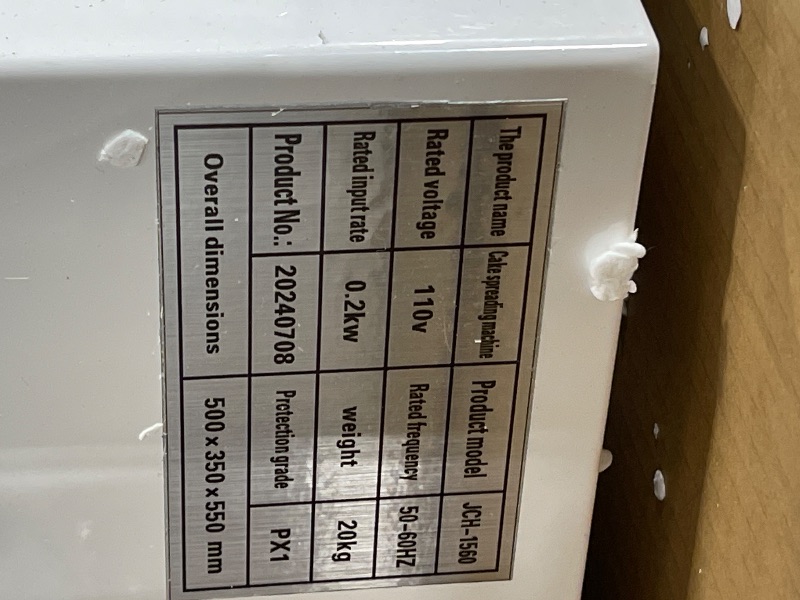 Photo 1 of Newhai Electric Cake Decorating Machine 110V Automatic Butter Cream Spreading Smoothing Machine 4-12 inch Cakes Commercial Cake Icing Coating Machine