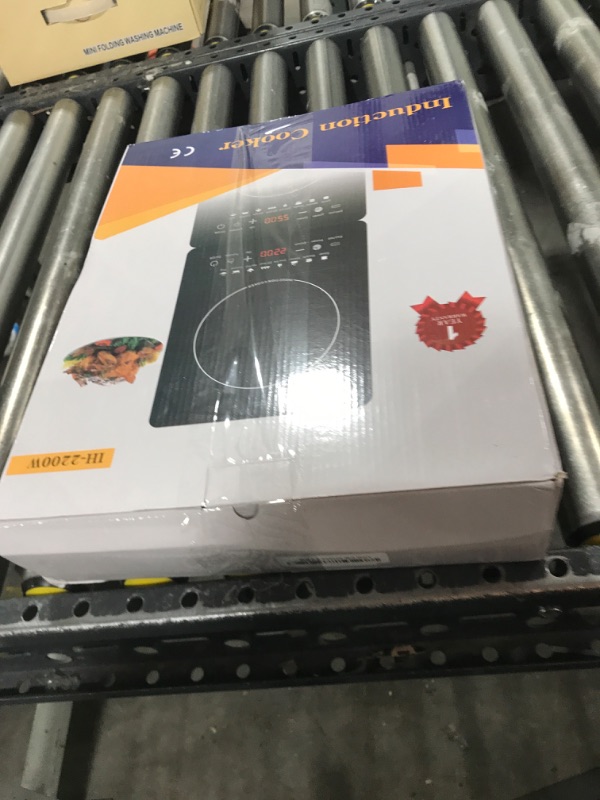 Photo 1 of Portable Induction Cooktop, Countertop Burner with Multi-Function, 2200w Electric Stove with Easy Clean Glass, 8 Modes Sensor Touch Cooker (LE1)