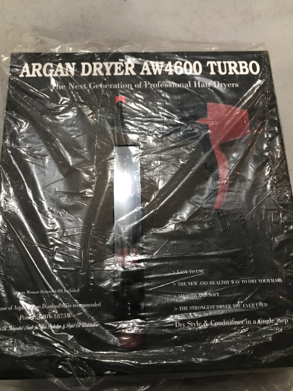 Photo 1 of Argan Woman Professional 4600 Diamond Oil Infusion Turbo Dryer For Women