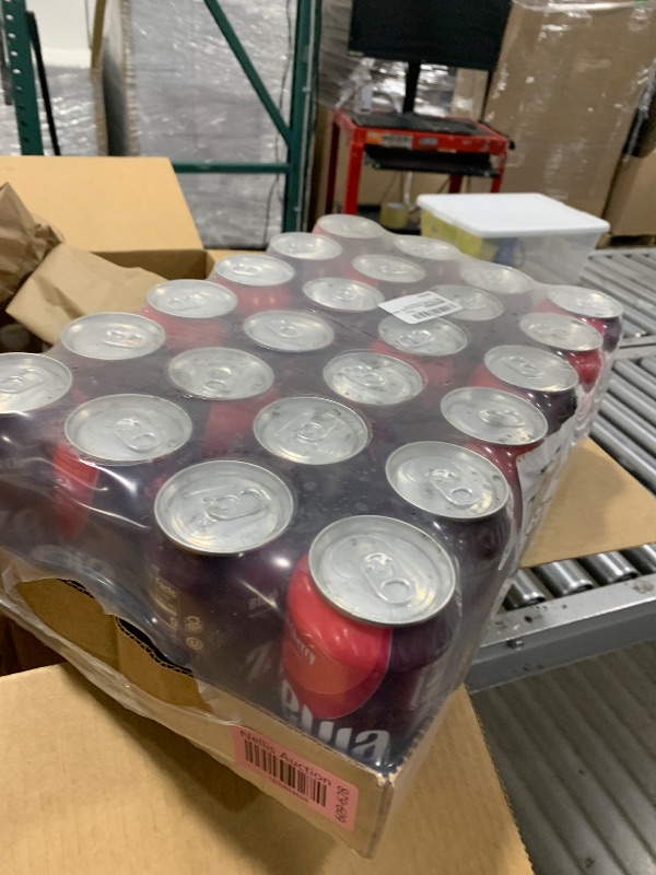Photo 1 of Zevia Zero Sugar, Black Cherry Soda, Caffeine Free, 12 Fl Oz Cans (Pack of 24)