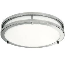 Photo 1 of (6-PACK) LB72119 LED Flush Mount Ceiling Light, Antique Brushed Nickel, 12-Inch, 4000K Cool White, 1050 Lumens, Dimmable