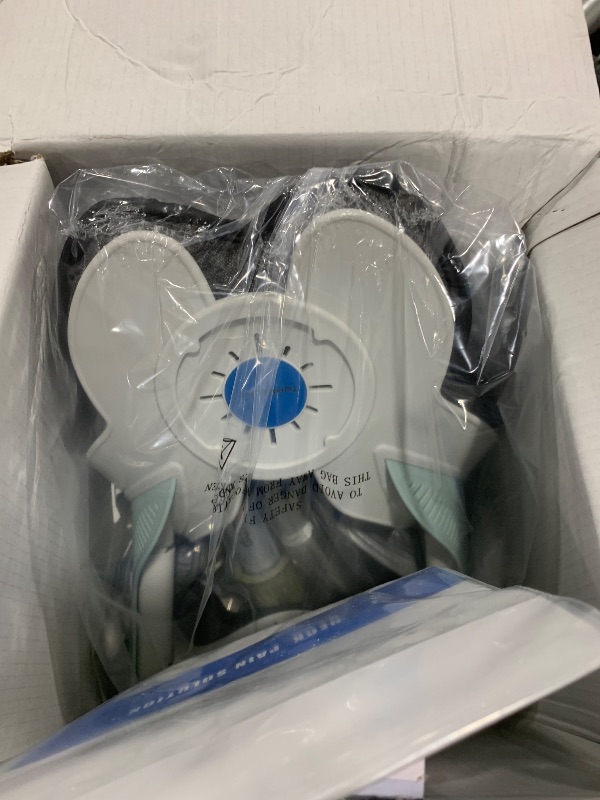 Photo 1 of Cervical Neck Traction Device, Adjustable Cervical Traction Device with 3 Power Tractions and 8 Built-in Airbag Support, Neck Pain Relief and Relaxation(Blue)