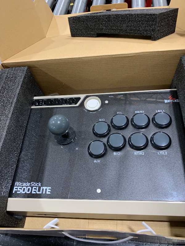 Photo 1 of May Flash F500 Elite USB Video Game Controller, Compatible with Xbox Series S/X, Xbox One, Switch, PlayStation 4, PC Windows