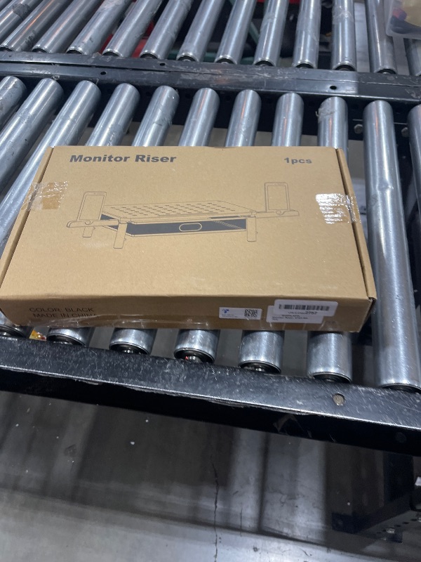 Photo 1 of Zimilar Monitor Stand Riser with Metal Mesh Drawer, Height Adjustable with Phone Holder for Computer, Laptop, Printer, Notebook, Computer Monitor Stand with Storage