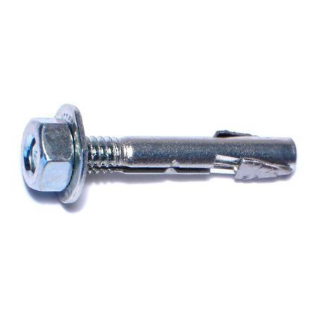 Photo 1 of 1/4" X 1-3/4" Zinc Plated Steel Wej-It Anchors 100PK
