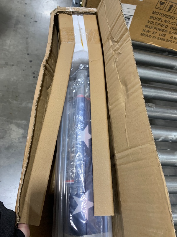 Photo 1 of Service First Heavy Duty Telescoping Flagpole Kit (25 Foot, Silver)