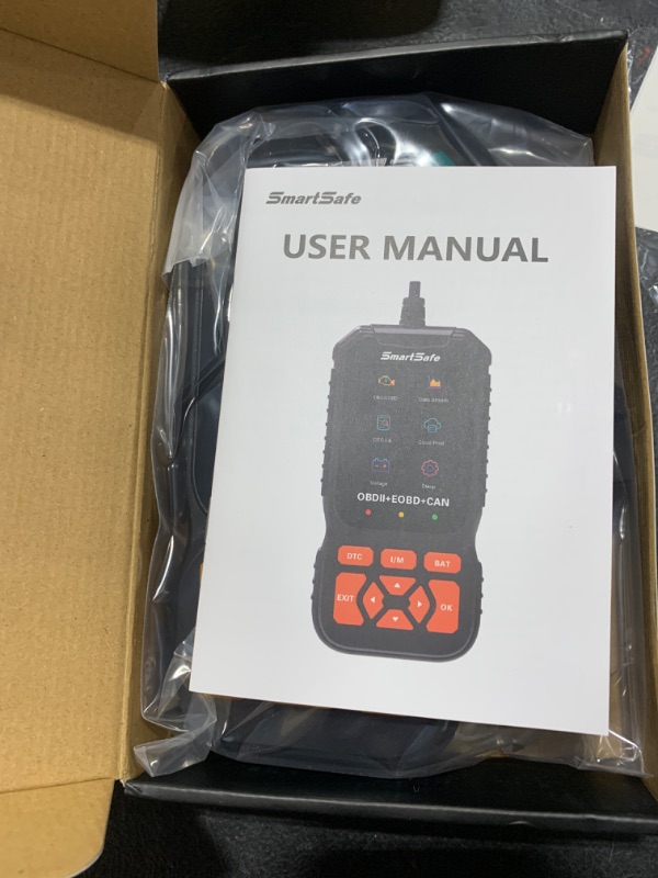 Photo 1 of SmartSafe 2024 Professional OBD2 Scanner Diagnostic Tool Enhanced Auto Check Engine with Read/Erase Fault Code, 35,901 DTCs, Cloud Data Print, Code Reader Scanner for Cars After 1996