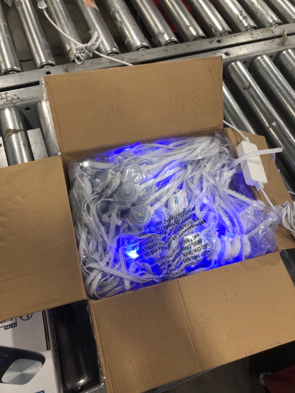 Photo 1 of addlon Permanent Outdoor Lights, 100FT with 72 Dual-LED Design, Smart RGB & Warm White Eave Lights, Remote & App Control, Unique Triangular Lighting, IP67 Waterproof for House Holiday Christmas Lights