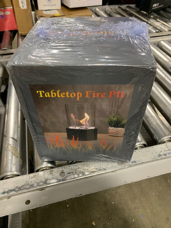 Photo 2 of 10.63“Tabletop Fire Pit [4h Burning Time],Table Top Firepit Indoor with 2 Combustion Chambers,Indoor Fire Pit Tabletop,Portable Fire Pit,Ethanol Table Top Fire Bowl