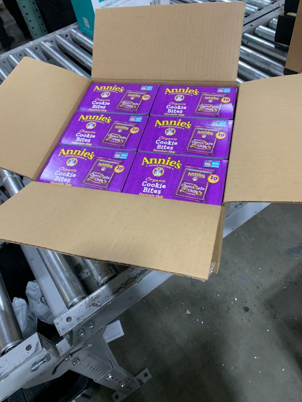 Photo 1 of Annie's Organic Chocolate Chip Cookie Bites, 10 Pouches, 10.5 Oz-6 ct
