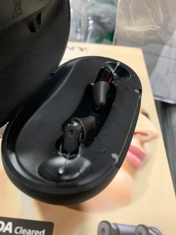 Photo 5 of Sony CRE-C20 Self-Fitting OTC Hearing Aids for Mild to Moderate Hearing Loss, Prescription-Grade Sound Quality, Compact Virtually Invisible Design, Customizable App, and Rechargeable Battery