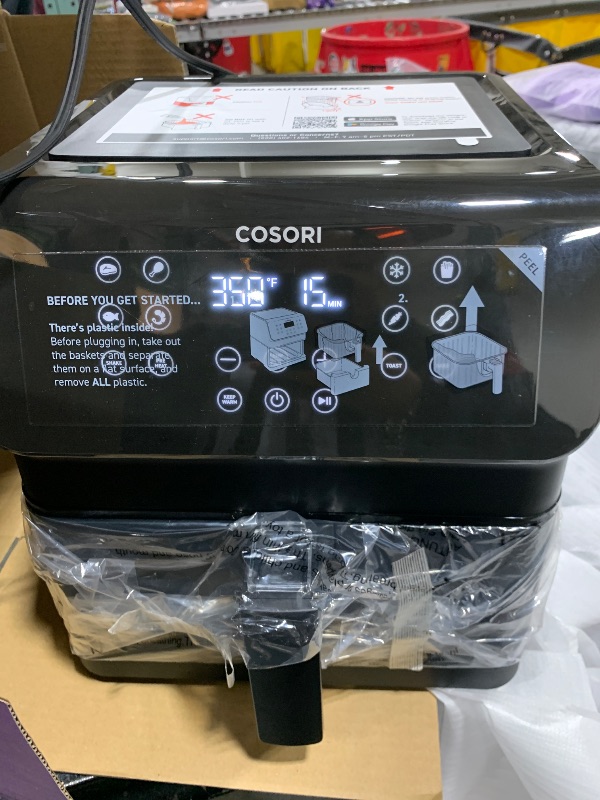Photo 1 of COSORI Air Fryer Pro Smart 5.8QT that Roast, Bake, 3-Way Control, 12-IN-1 Customizable Functions, Online Recipes, Detachable Basket, Works with Alexa & Google Assistant