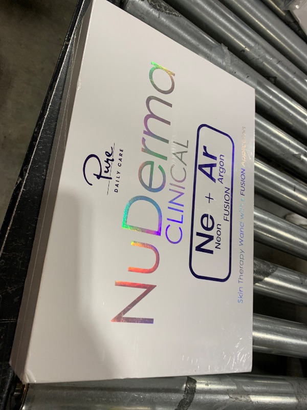 Photo 2 of NuDerma Clinical Skin Therapy Wand - Portable Handheld High Frequency Skin Therapy Machine w 6 FUSION Neon + Argon Wands - Natural Acne Treatment