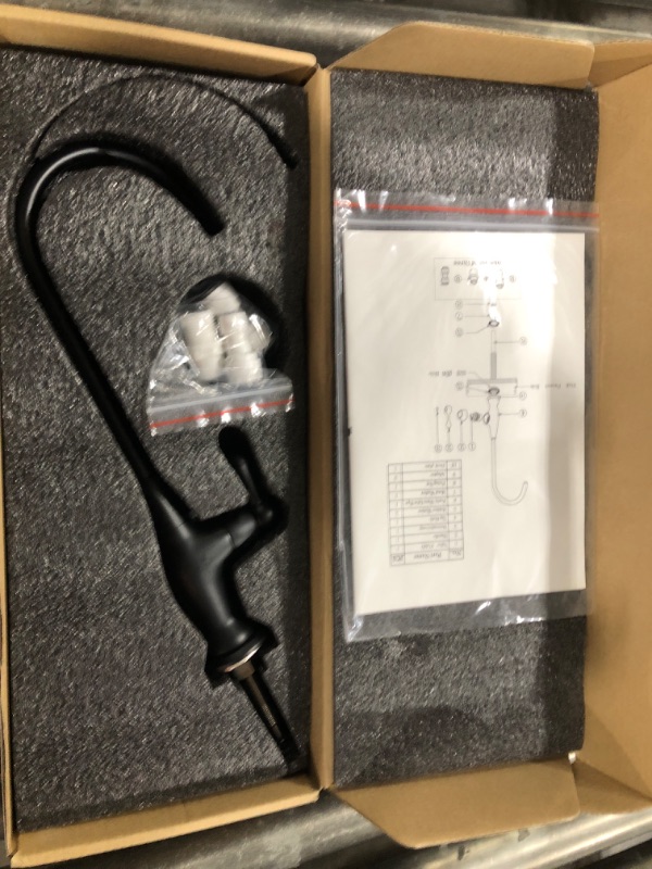 Photo 1 of GICASA Filter Drinking Water Purifier Faucet, Stainless Steel Beverage Faucet Water Filtration Faucet Black