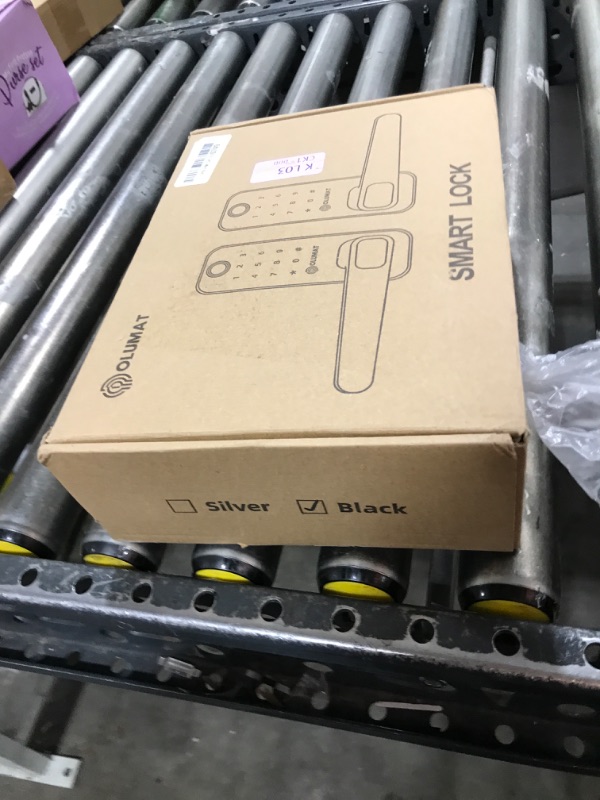 Photo 1 of Smart Lock with Handle: Wi-Fi Keyless Entry Door Lock - Smart Locks for Front Door - Biometric Fingerprint Door Lock - Smart Door Lock with Keypad - Garage Door with App Control - Auto Lock