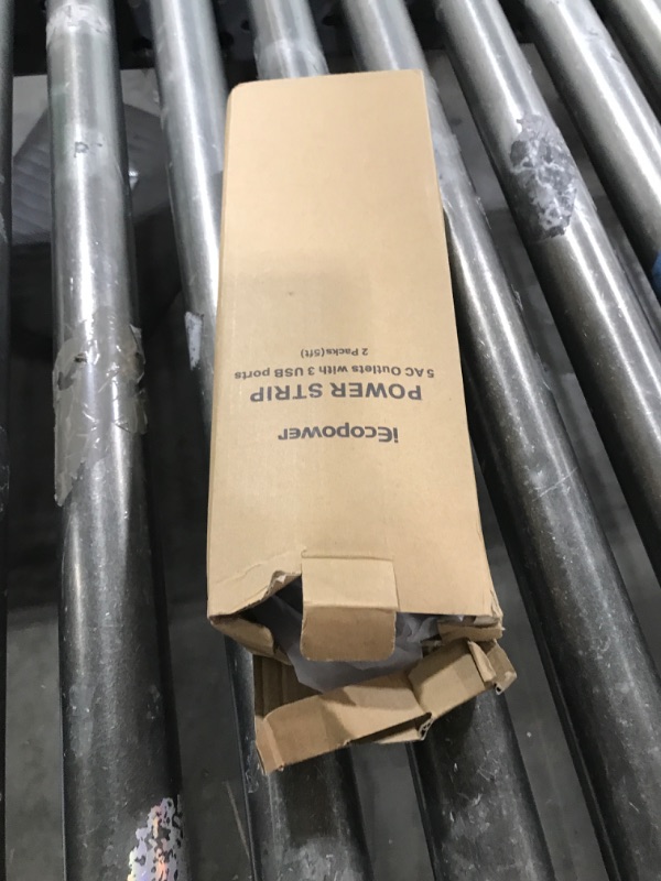 Photo 1 of 2 Pack Power Strip Surge Protector-5 Widely Spaced Outlets 3 USB Ports(1 USB C Port),1250W/10A with 5Ft Extension Cord, Power Strips with Surge Protection, Wall Mount for Home Office,Black