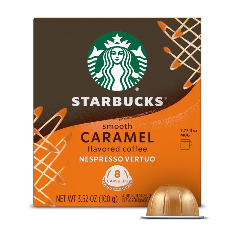 Photo 1 of Starbucks by Nespresso Original Line Pods - Light Roast Coffee -Smooth Caramel - 1 Box (8 Pods) 2024